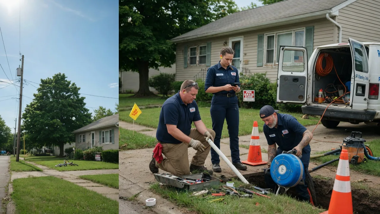 Sewer Line Repair in New Sharon, ME near me